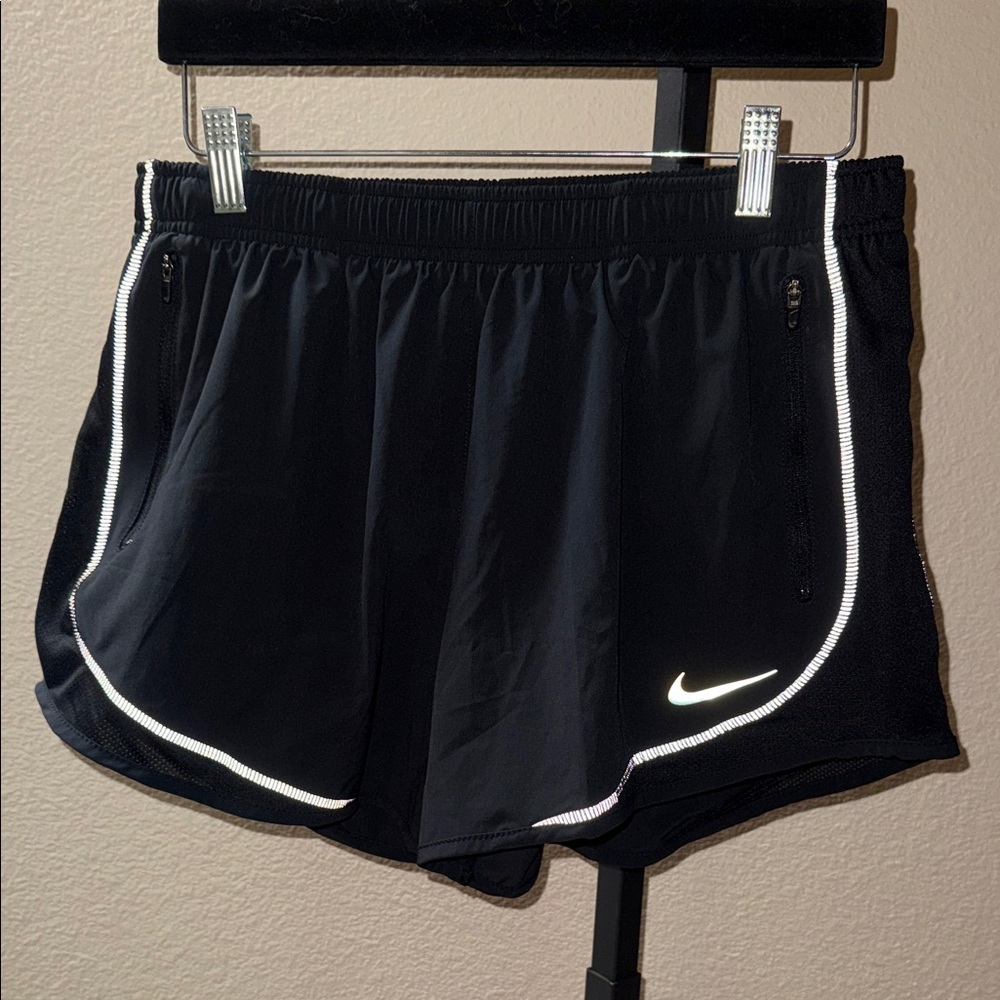Nike Women's Black Dri Fit Running Athletic Shorts Women’s Size L